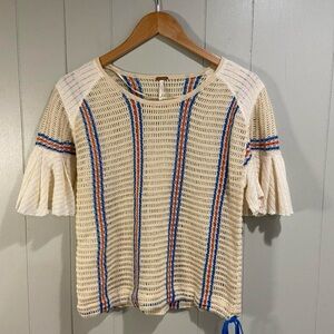 Free People open weave sweater size xs